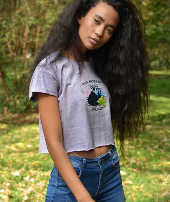 Camiseta Crop Oso