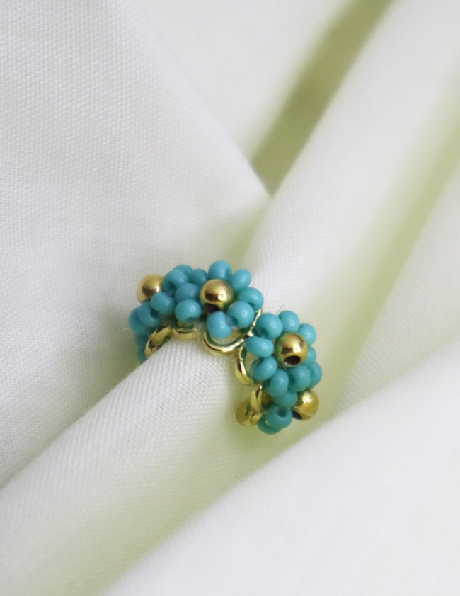 earcuff verde menta